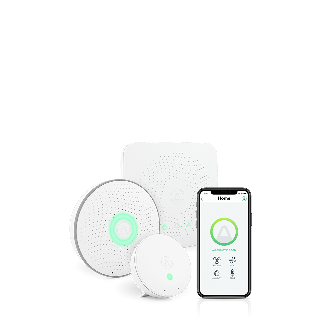 Airthings Wave Plus Indoor Air Quality Monitor + Radon