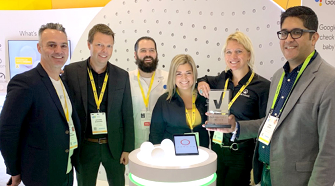 Airthings image CES group photo 2019