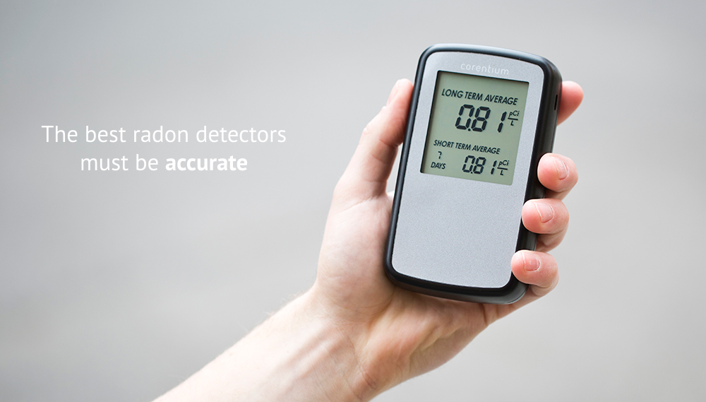AIRTHINGS Home Digital Radon Detector Messgerät Display Gas Detektor Corentium 
