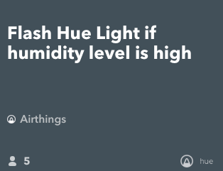 ifttt humidity