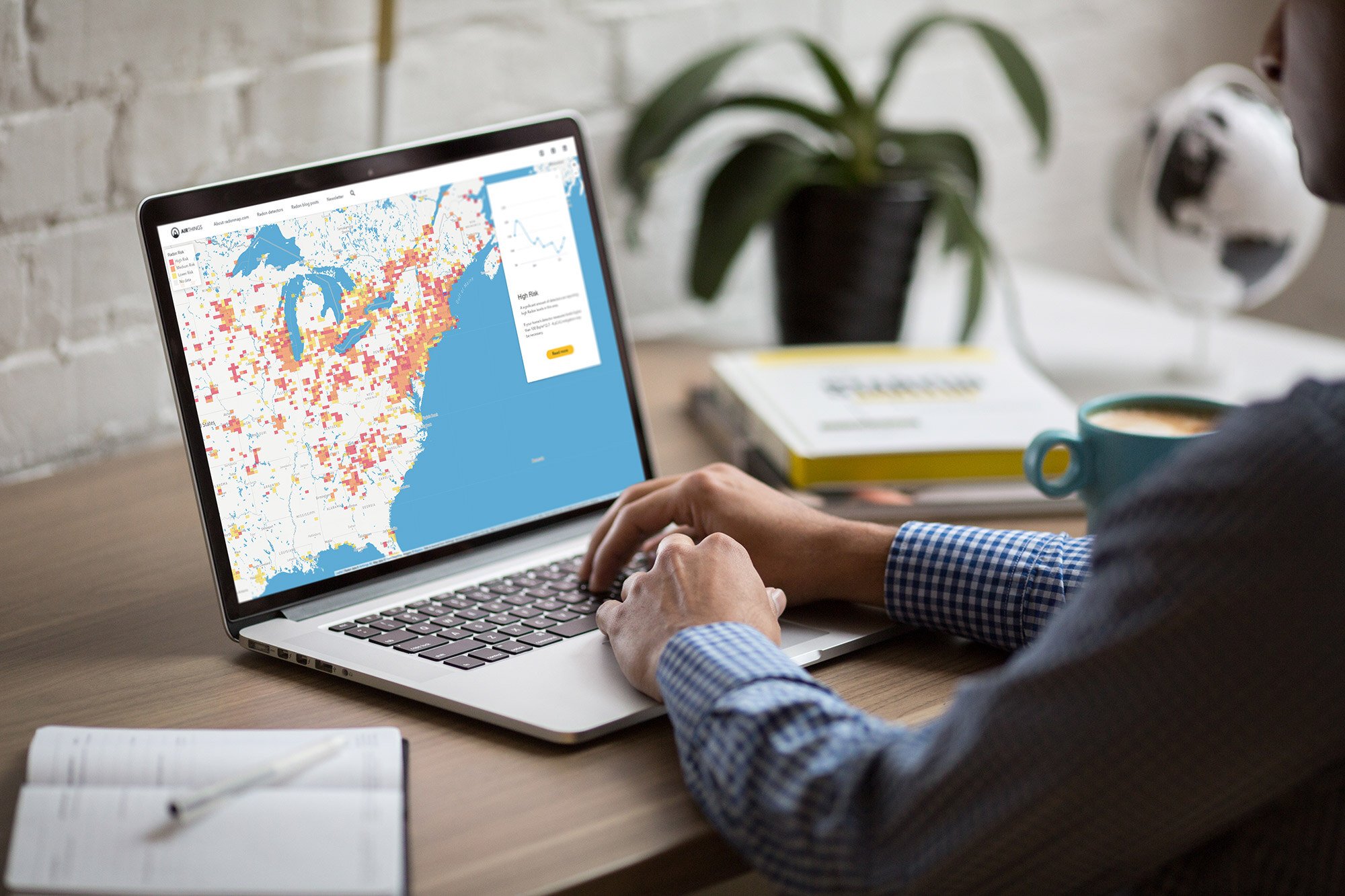 airthings radonmap