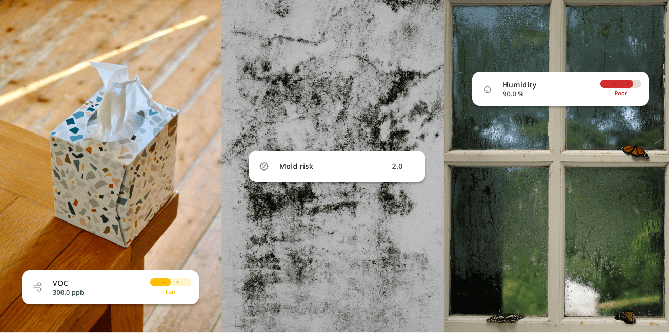 Signs of poor air at home