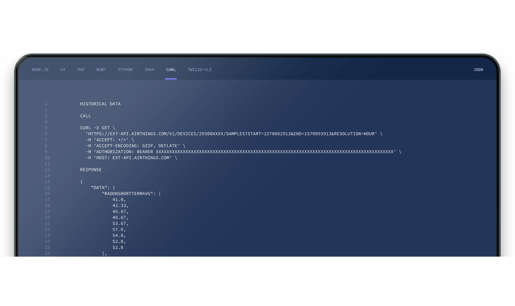 airthings for business integrations