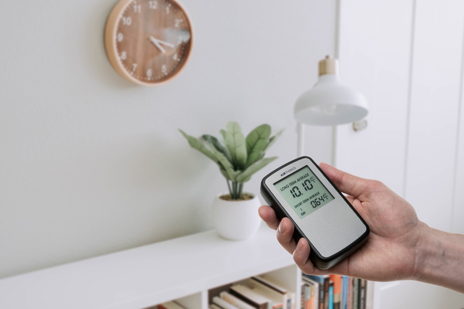 Airthings Corentium Home digital radon detector — potentially HSA/FSA eligible for monitoring household radon exposure