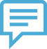 Speech bubble icon