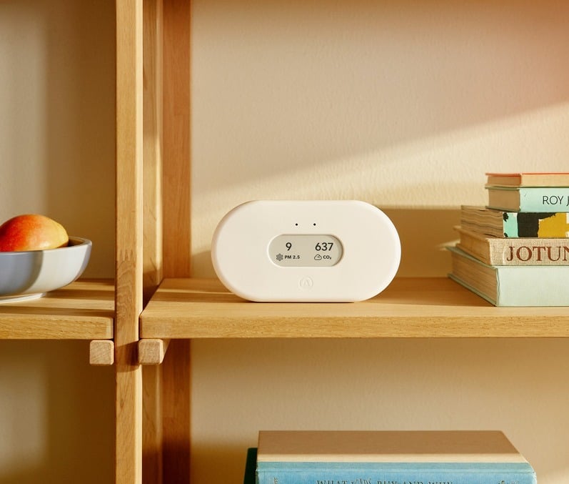 Airthings View Plus smart indoor air quality monitor for radon and PM2.5