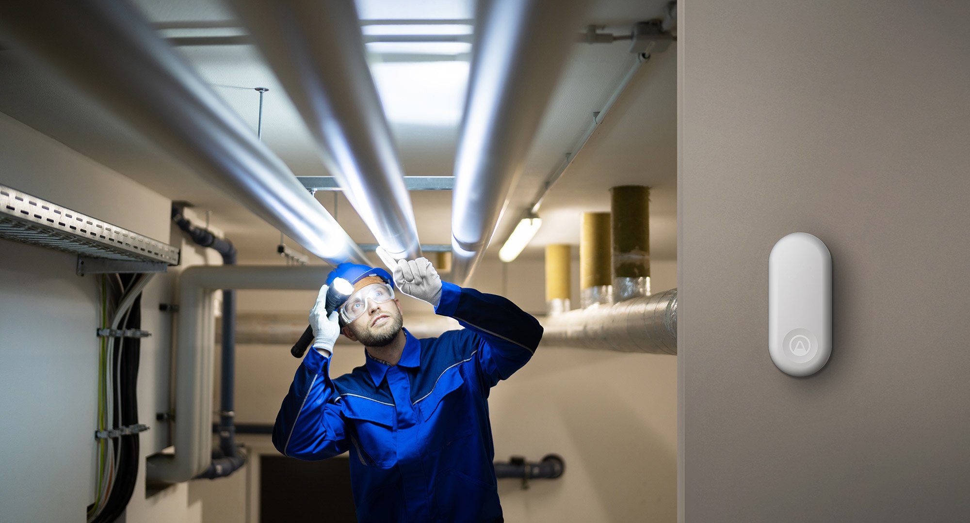 Airthings for Business - Space Nano - Lifestyle - Basement 02_WEB
