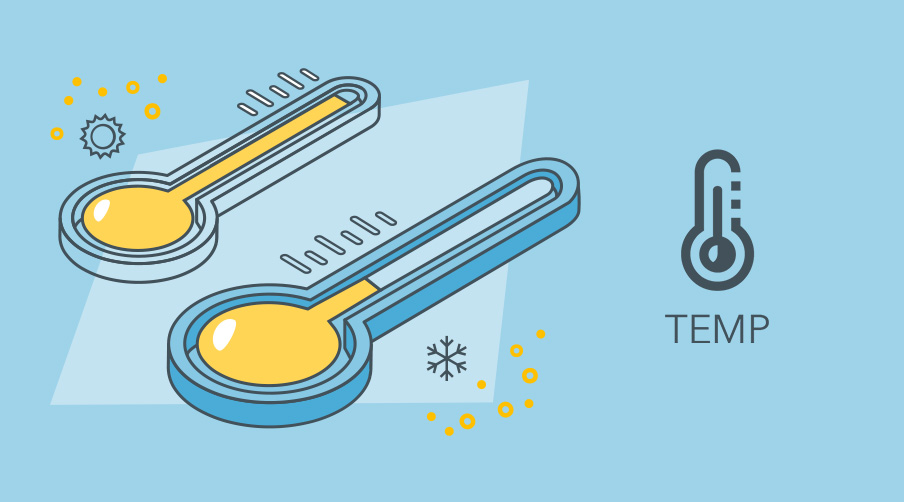 What we measure: temperature in buildings