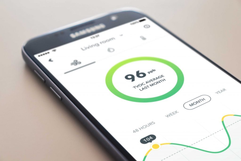 Airthings Wave Mini app image