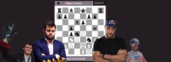 chess24 - Magnus Carlsen and David Howell are commentating