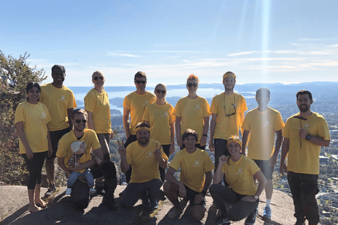 Airthings LUNGFORCE hike 2019