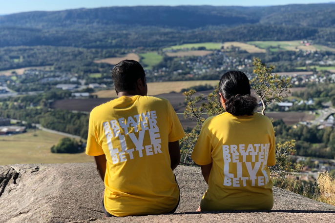 Airthings LUNGFORCE hike 2019