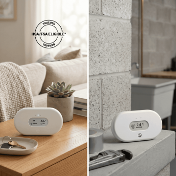 Living room + basement bundle - Radon and indoor air quality bundle - HSA/FSA eligible