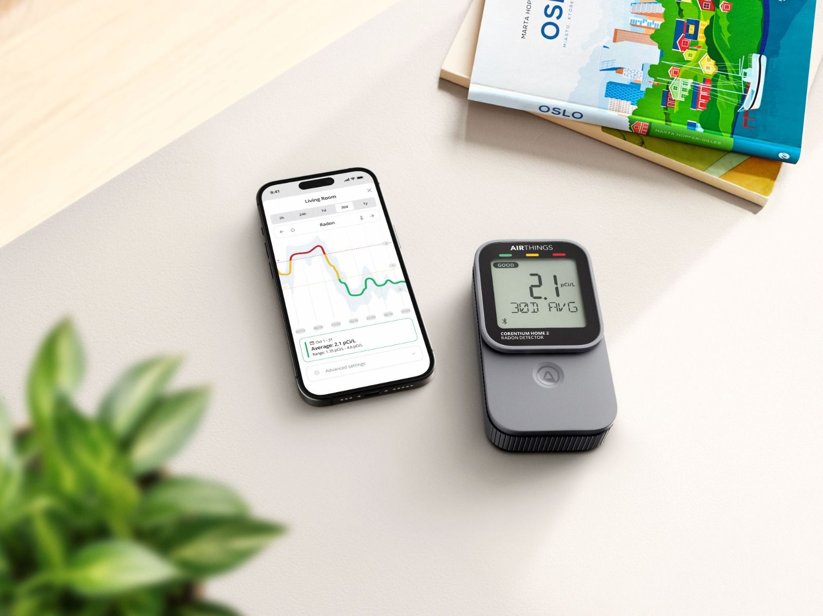 Airthings Corentium Home 2 Radon Detector | Airthings Canada