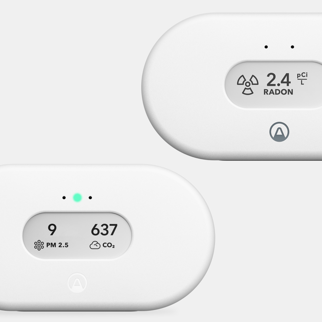 Airthings bundle of air quality monitors