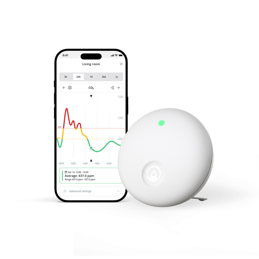 Airthings Wave Enhance Air Quality Monitor