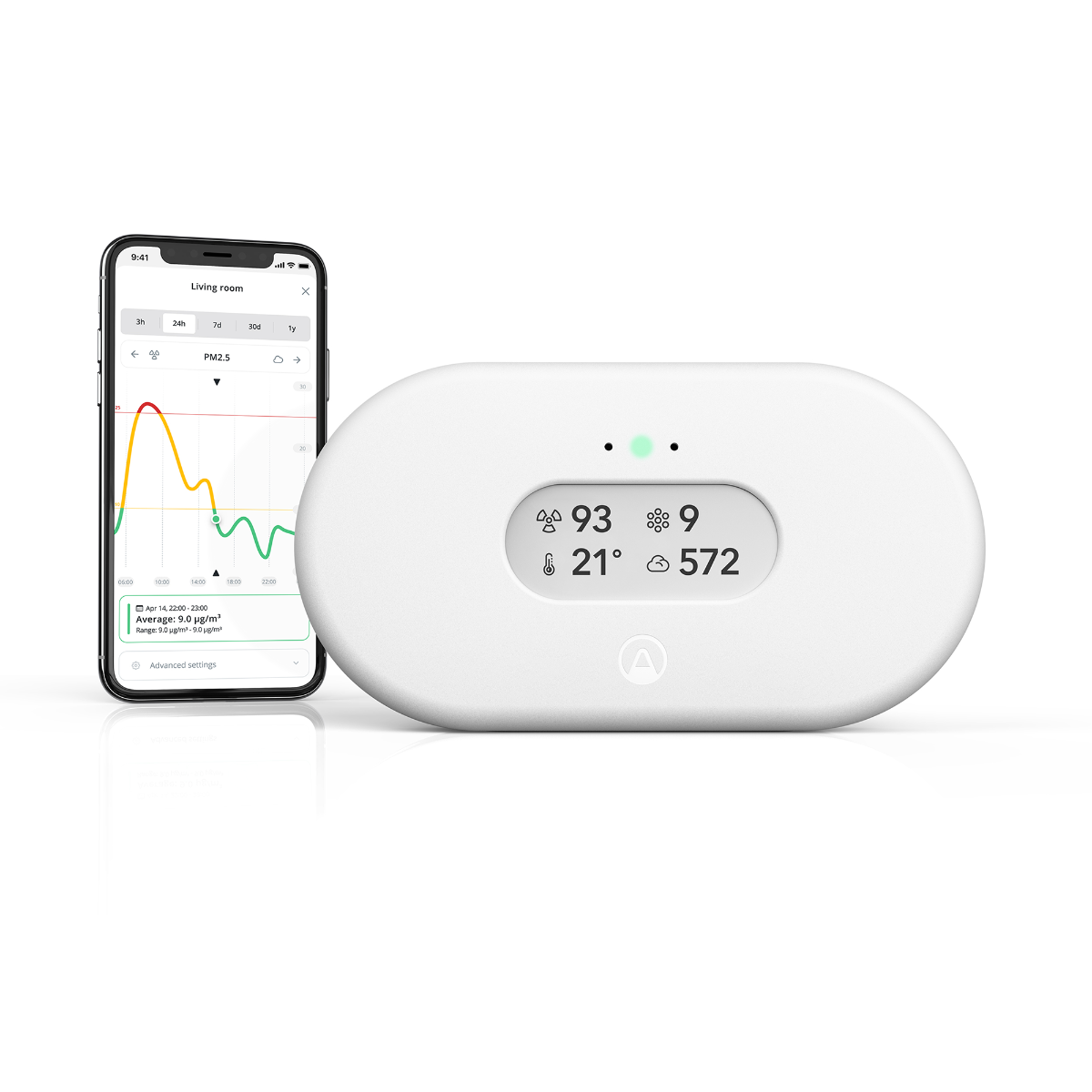 Airthings View Plus 空気質モニター Airthings View Plus - Smart radon & air quality monitor