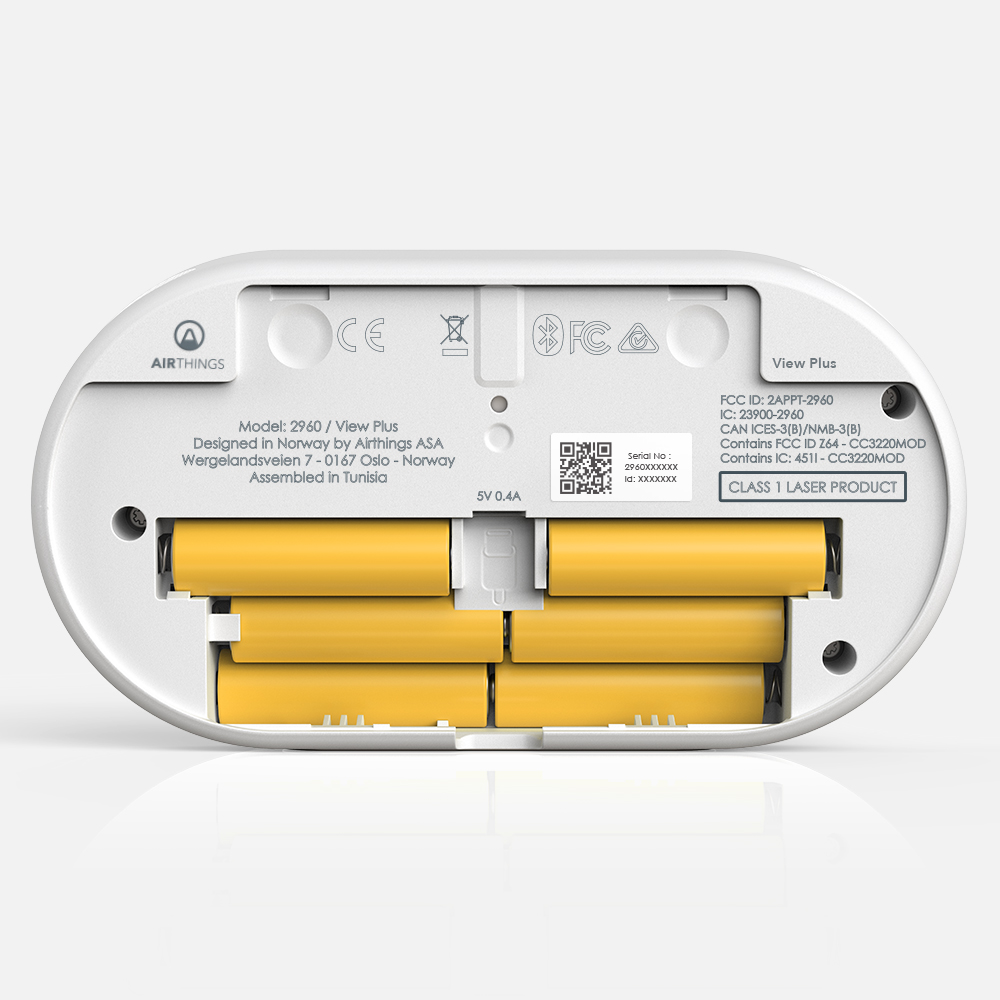 View Plus smart radon & air quality monitor | Airthings Canada