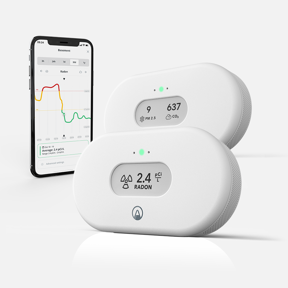 Radon Guard, Elifecity Long and Short Term Home Radon Monitor