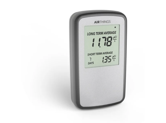 Corentium Home battery-powered digital radon gas detector and monitor